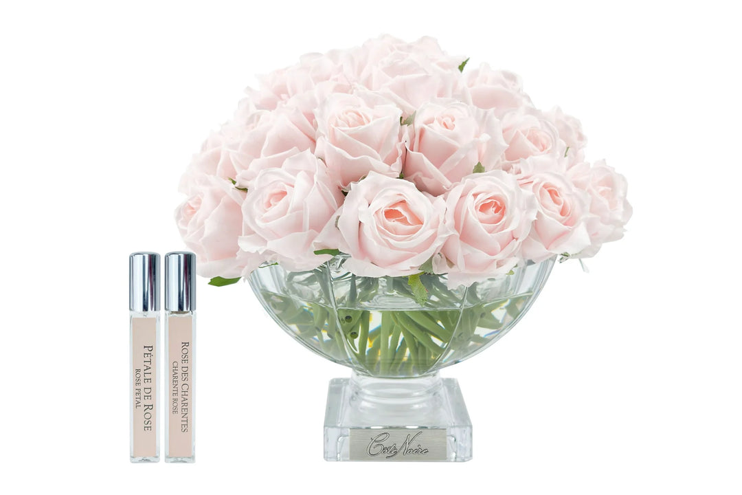 bouquet florale 37 rose artificielle dans vase