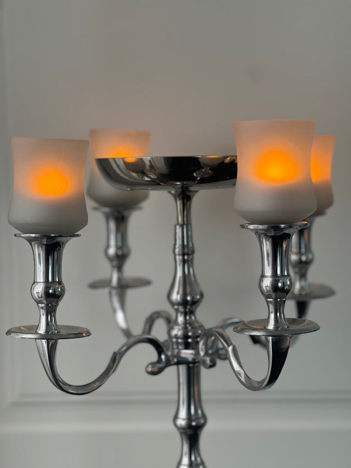 CHANDELIER 5 BRAS | 5 Globes | 80 CM