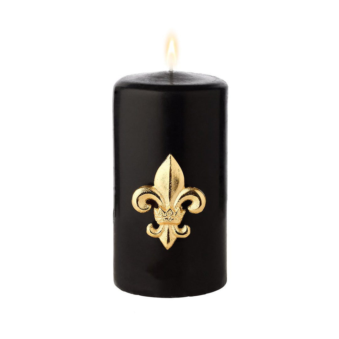 decoration fleur de lys dore