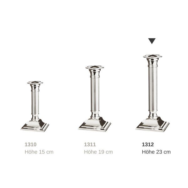 edzard bougeoir argente canele