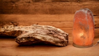 Rock Salt Lamp 4-6 Kg | Wooden base