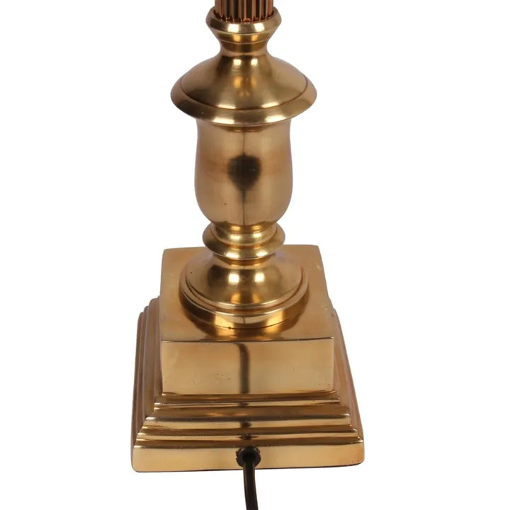 lampe sur pied en laiton