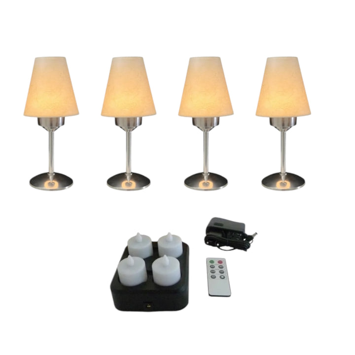 lampes sans fil rechargeables avec abat jour