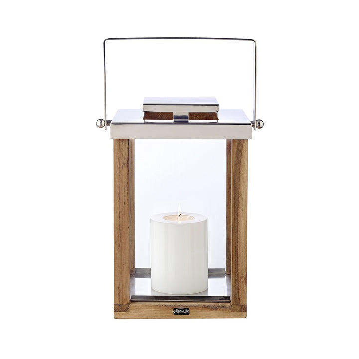 lanterne bois et argenté edzard poigné inoxydable 4