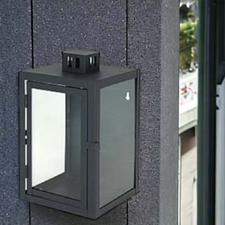 Lanterne d’Extérieur en Métal Noir Mat | Élégante et Pratique