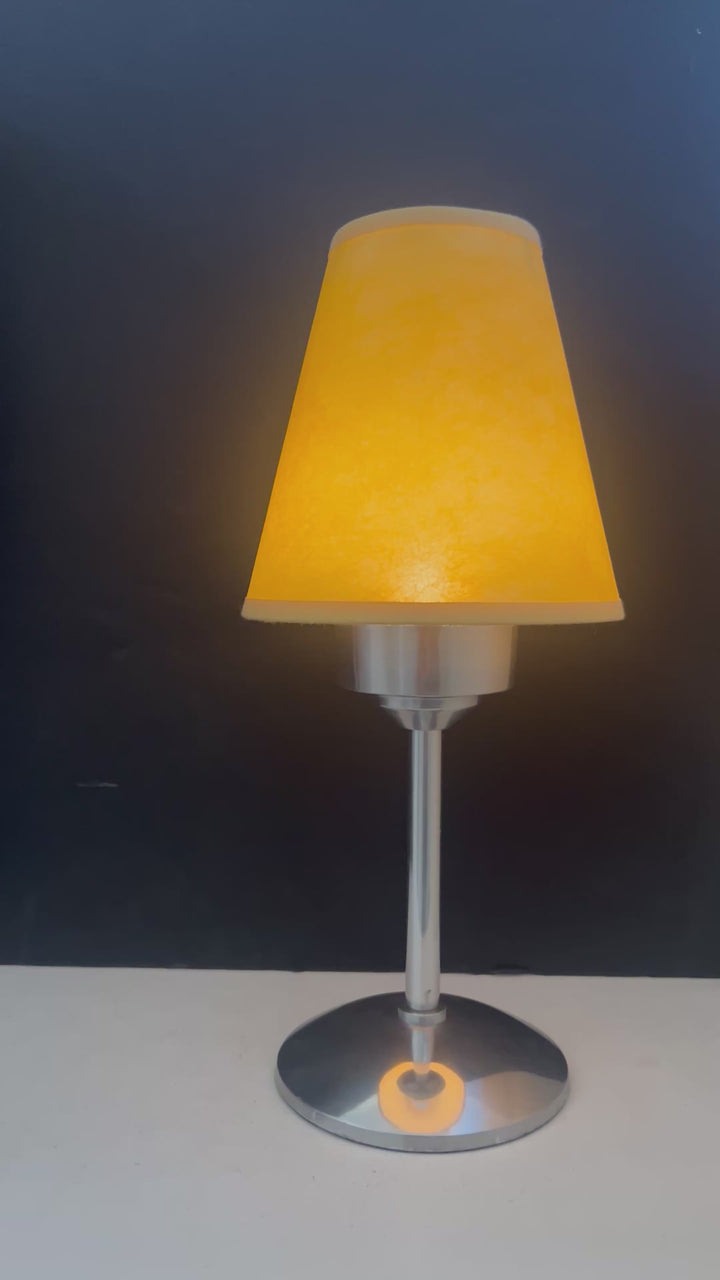 Tafellampen op batterij met led kaarsen met kap