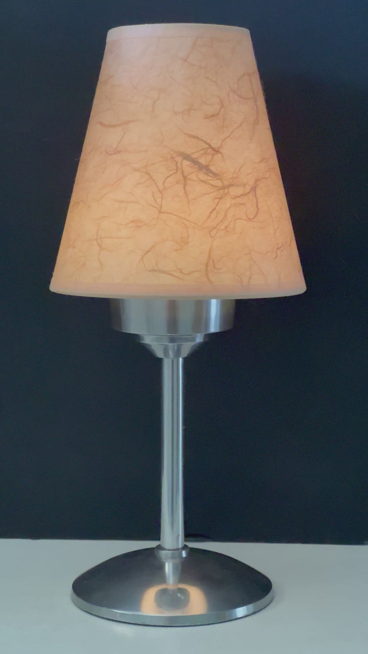 Offre Spéciale : Lampe avec Abat-jour Saumon+ Système de Bougies LED Rechargeables - 44,25 EUR