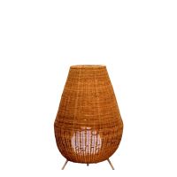 lampe en rotin 70 cm rechargeable sans fil exterieur