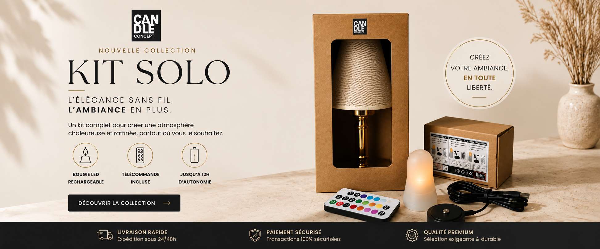 Collection Kit Solo par Candle Concept