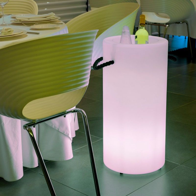 PORTE BOUTEILLE  LUMINEUX SOLEI  ET RECHARGEABLE
