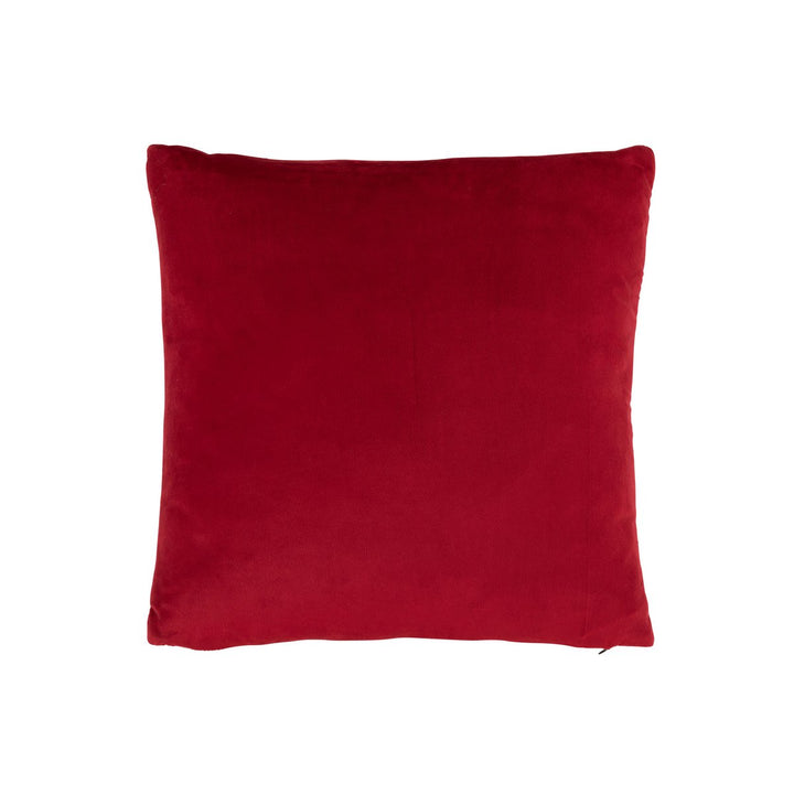 Coussin Flocon de neige - Acryl &amp; Polyester Rouge / Blanc