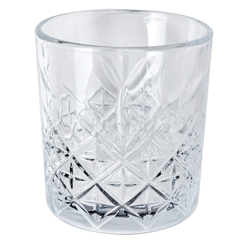 Verre transparent – 320 ml (Ø 8 x H 9 cm)