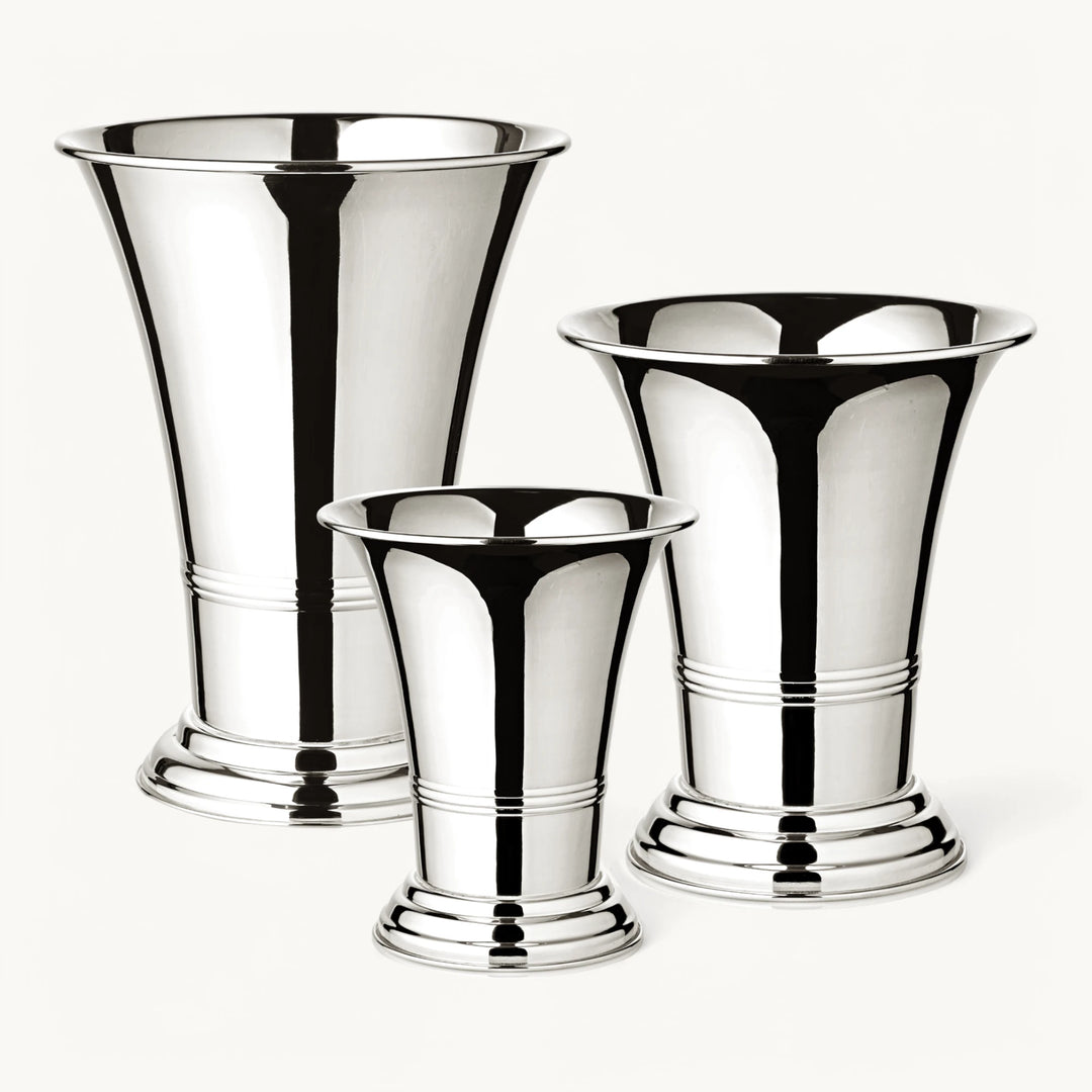 Vase Tromba H 25 cm | Quali plated Argentée