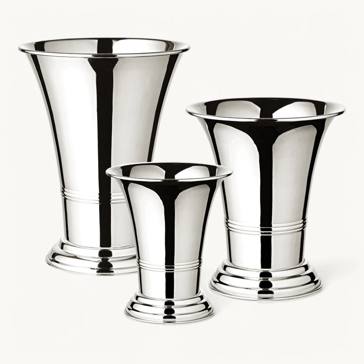 Vase Tromba H 25 cm | Quali plated Argentée