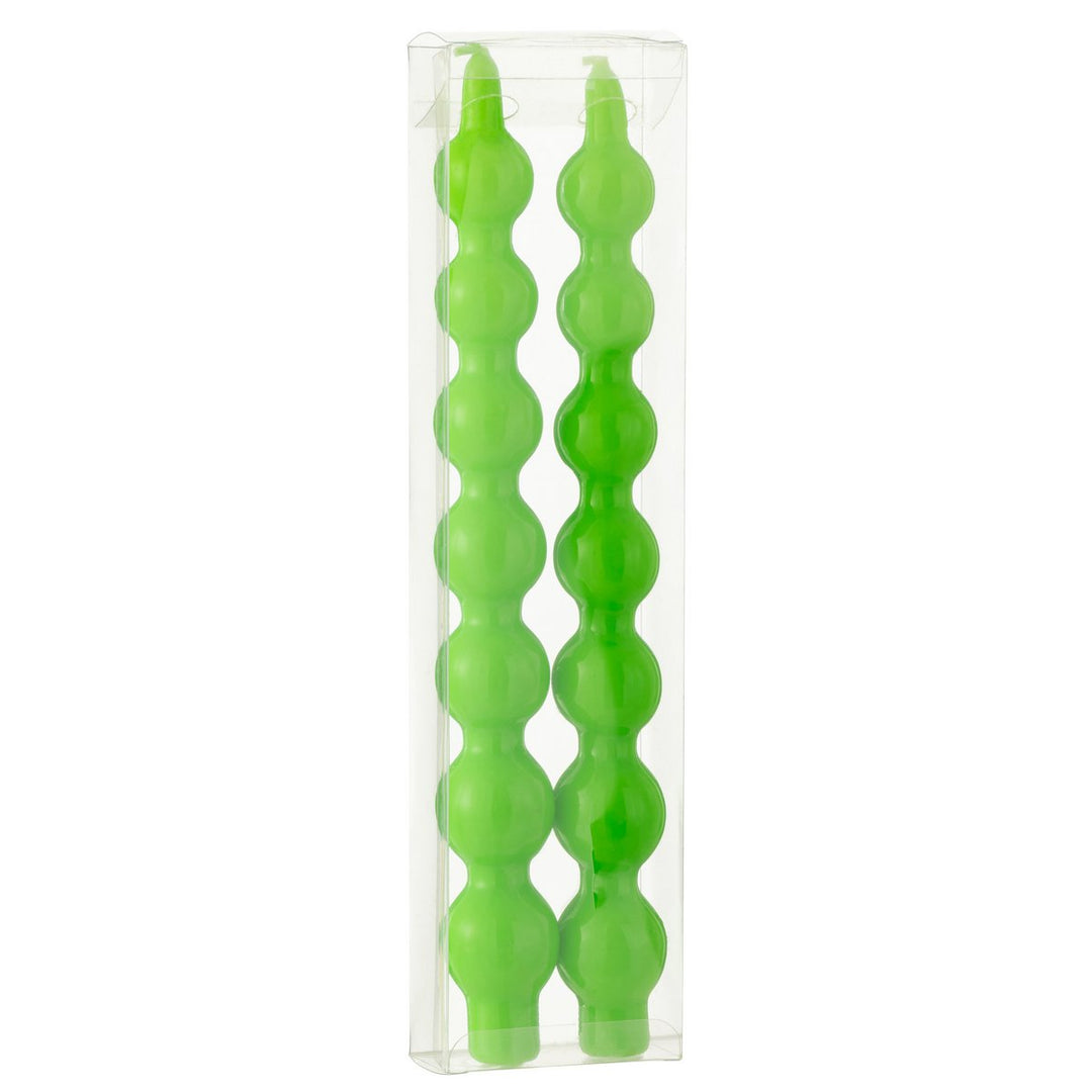 2 bougies Calebasse vert - 5h