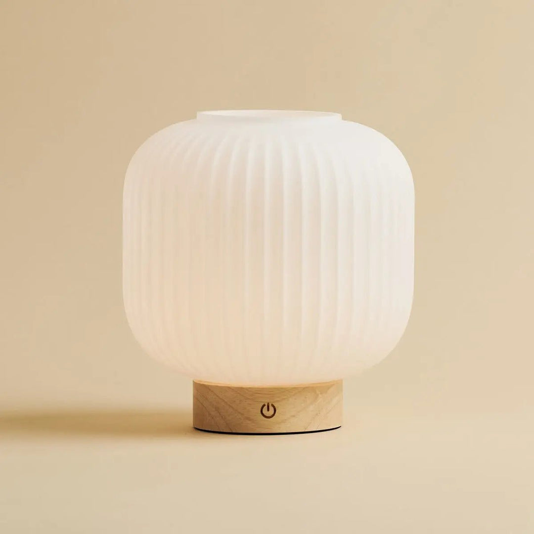 lampe de chevet rechargeable sans fil avec bata jour vere depolit