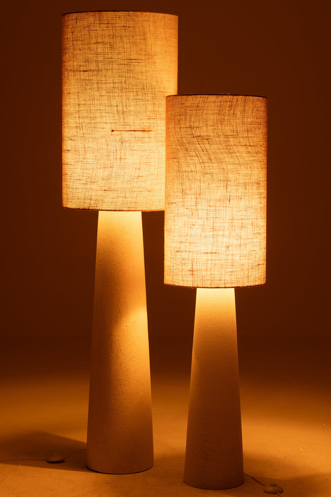 Lampadaire Ava Fibre De Verre/Jute Naturel Large  H168,5 cm