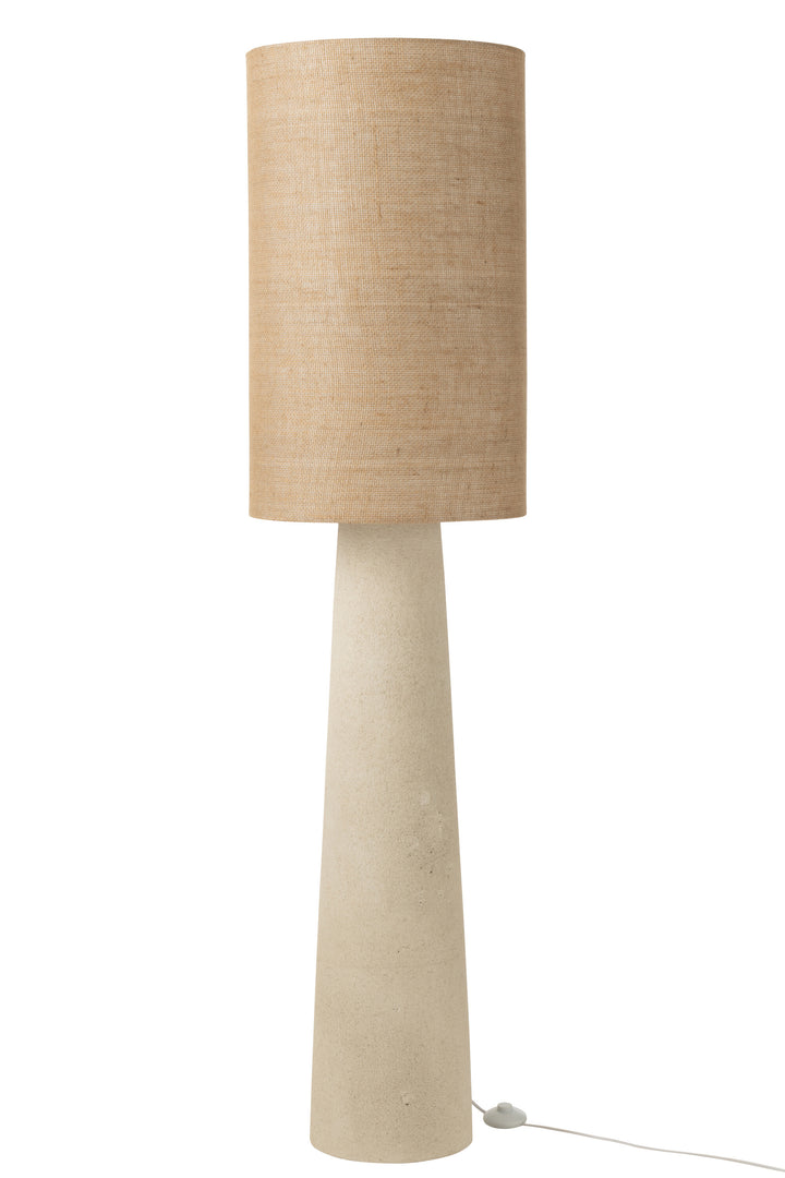 Lampadaire Ava Fibre De Verre/Jute Naturel Large  H168,5 cm