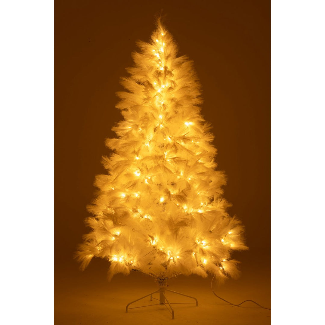Sapin de Noël Pampa Métal Blanc 400 LED