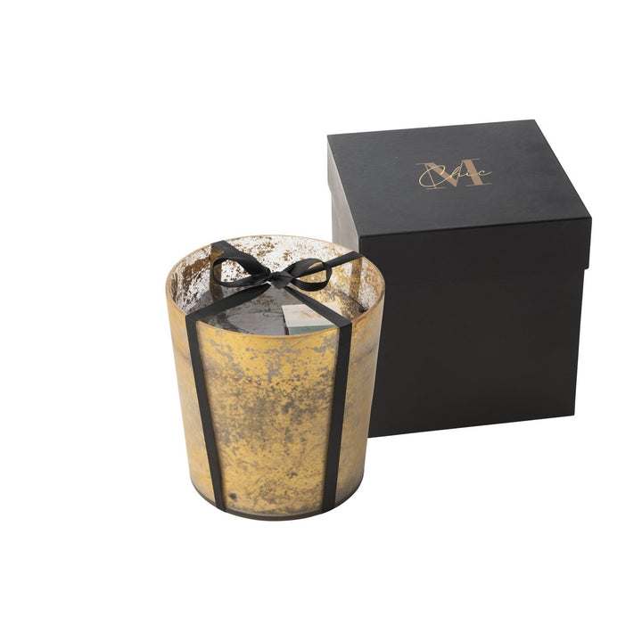 Bougie Senteur M-Chic Or/Noir  140h