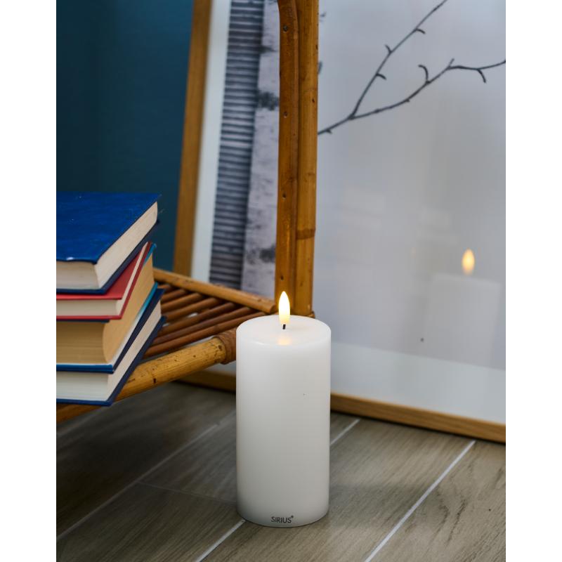 Sille Bougie rechargeable  cire rechargeable 15 cm ∅ 7.5 | Sille Sirius