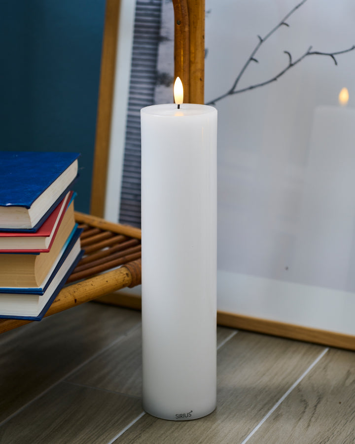 Sille Bougie rechargeable  cire rechargeable 30 cm ∅ 7.5 | Sille Sirius