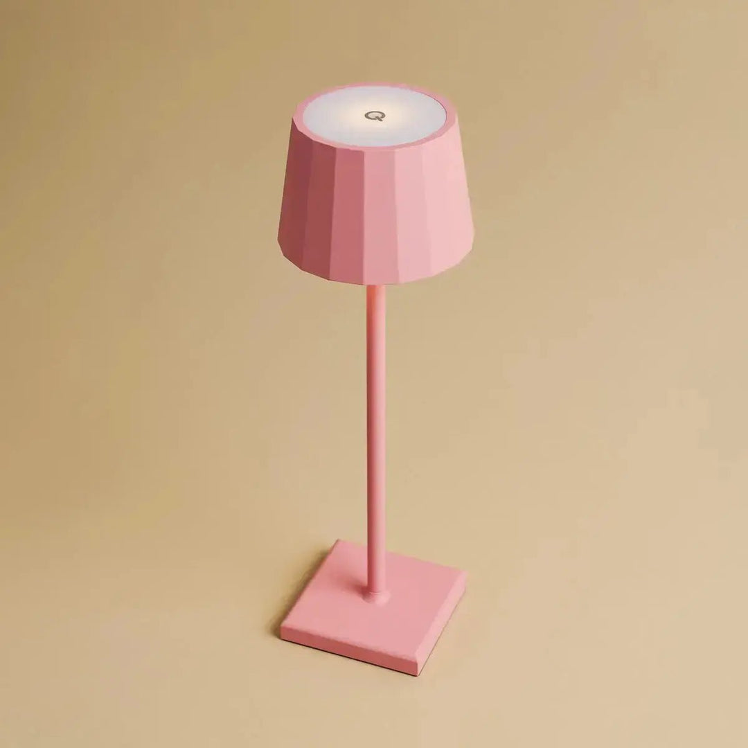 Lampe de table rechargeable rose Flamingo Wouter | Chargement sans fil et autonomie de 120 heures