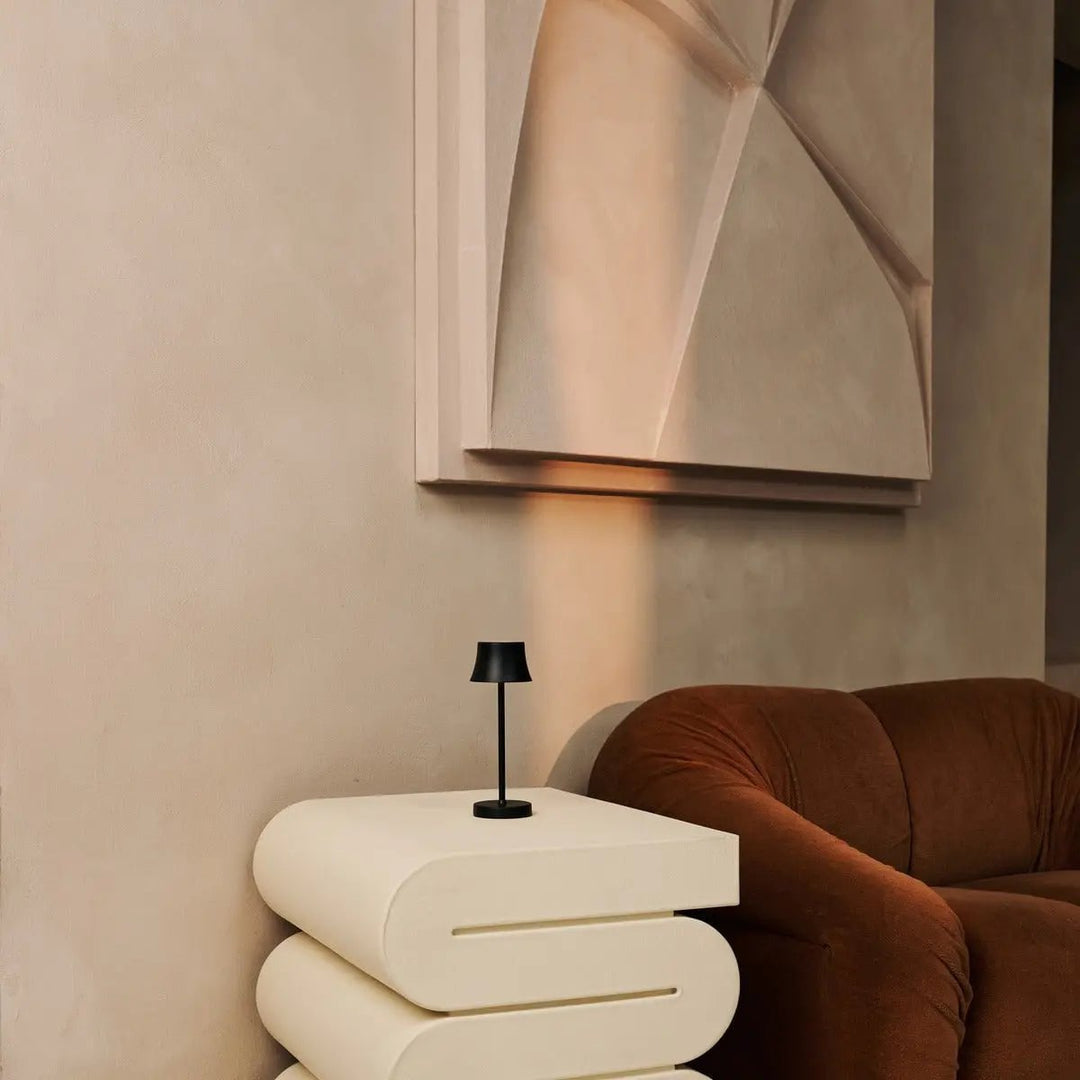 Midnight Black Rechargeable Table Lampe