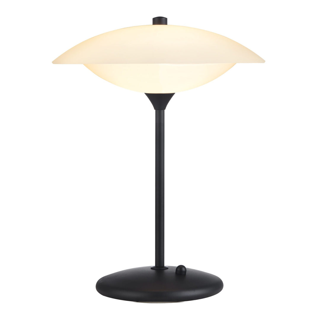 Baroni move | Halo Deisign lampe Ø30 verre dépoli métal noir