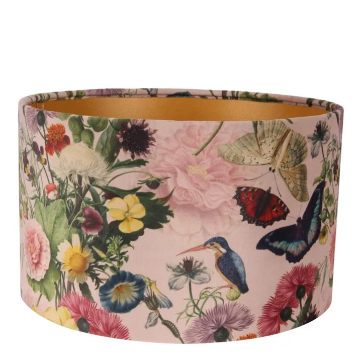 Abat-Jour Cylindrique   Ø  25 cm Floral