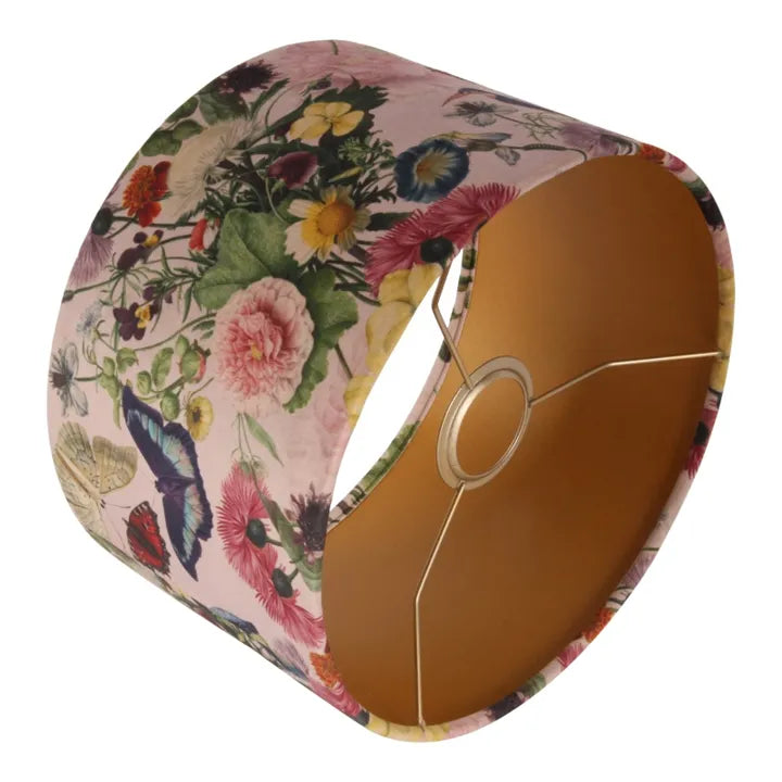 Abat-Jour Cylindrique   Ø  25 cm Floral