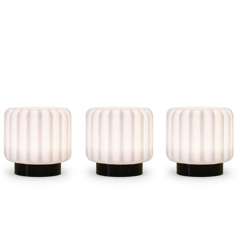 SET DE 3 LAMPE MINI DENTELLE ATELIER PIERRE NOIR