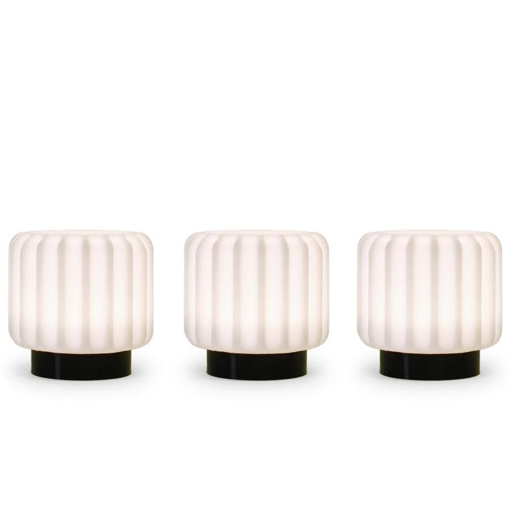 SET DE 3 LAMPE MINI DENTELLE ATELIER PIERRE NOIR