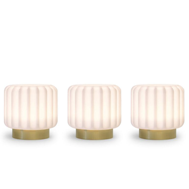SET DE 3 MINI DENTELLE LAMPE ATELIER PIERRE OR
