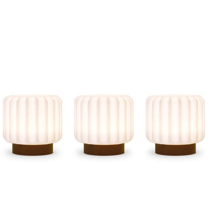 SET DE 3 LAMPE MINI DENTELLE ATELIER PIERRE TERRA