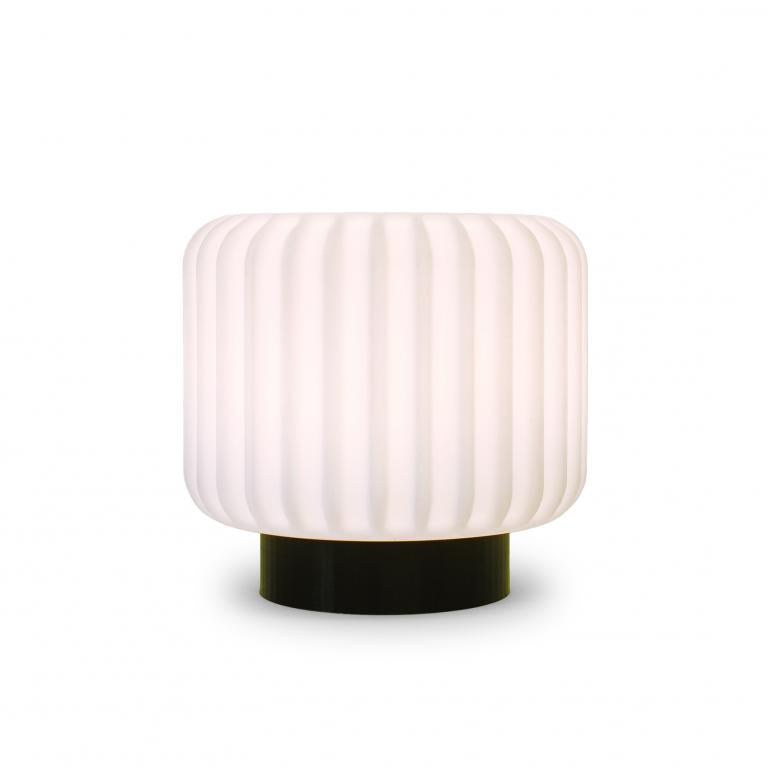 lampe rechargeable dentelle wide noir atelier piere