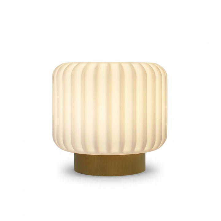 lampe rechargeable dentelle wide argile atelier piere