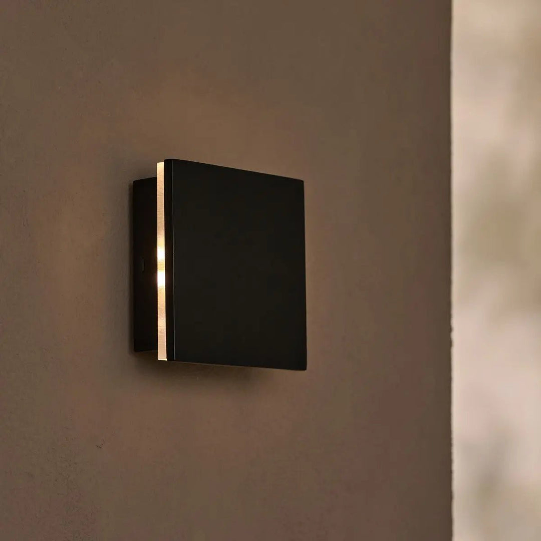 Applique murale sans fil noire Lane