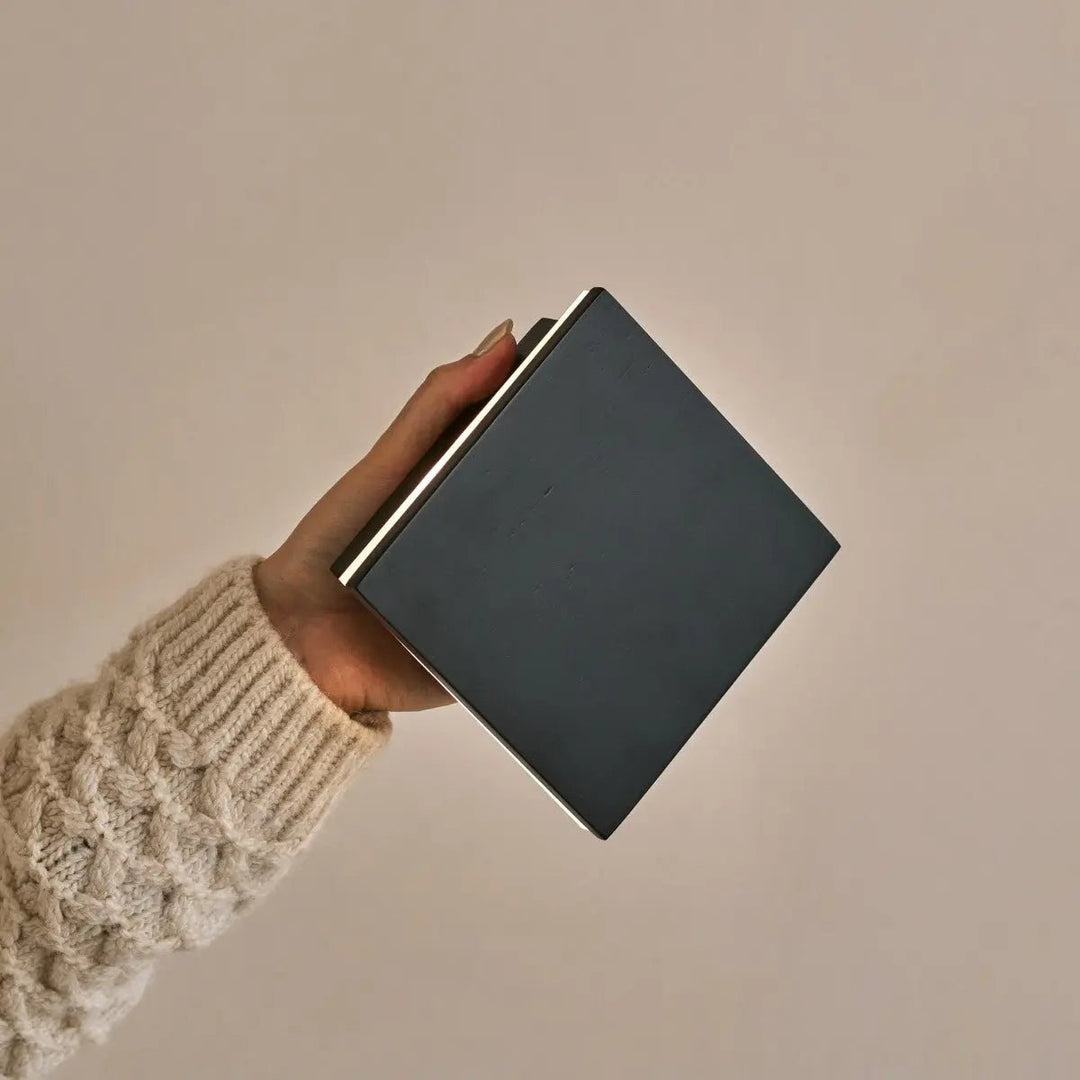 Applique murale sans fil noire Lane Rechargeable