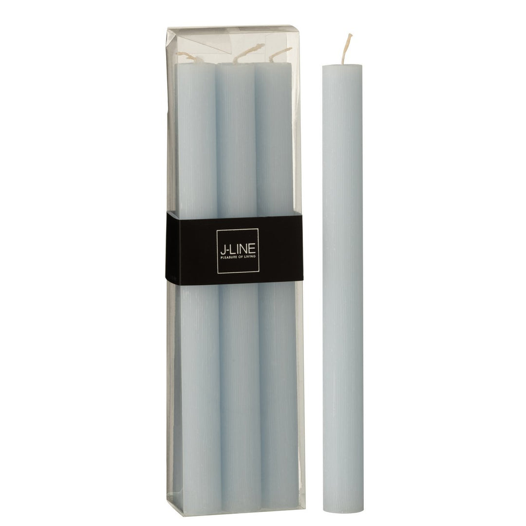 Boîte 6 Bougies Bleu Clair -9h&nbsp;