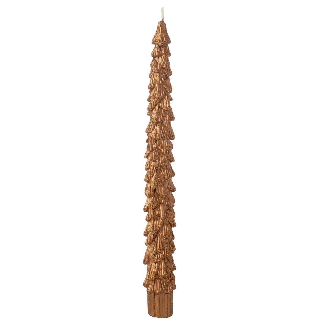 Boîte de 2 Bougies Arbre Paraffine Cognac 3heures deco noel