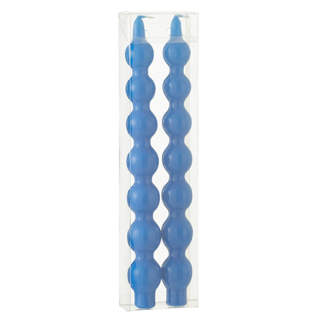 Boîte de 2 bougies Calebasse bleu 