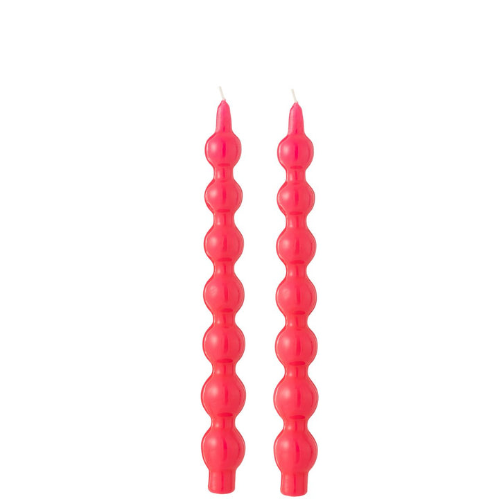 Boîte de 2 bougies Calebasse fuchsia - 5h 