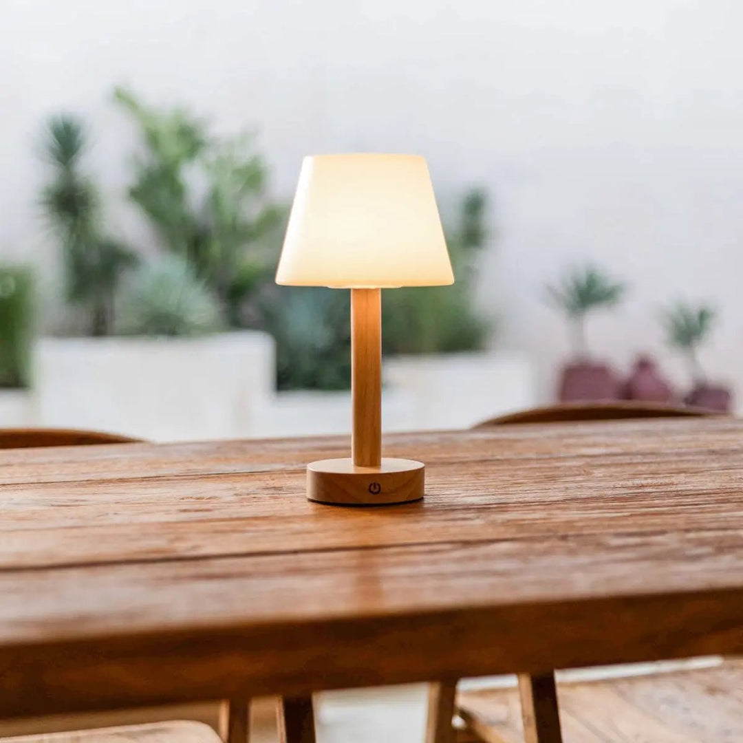Bois clair | Dimmable | USB-C | 80h d’autonomie