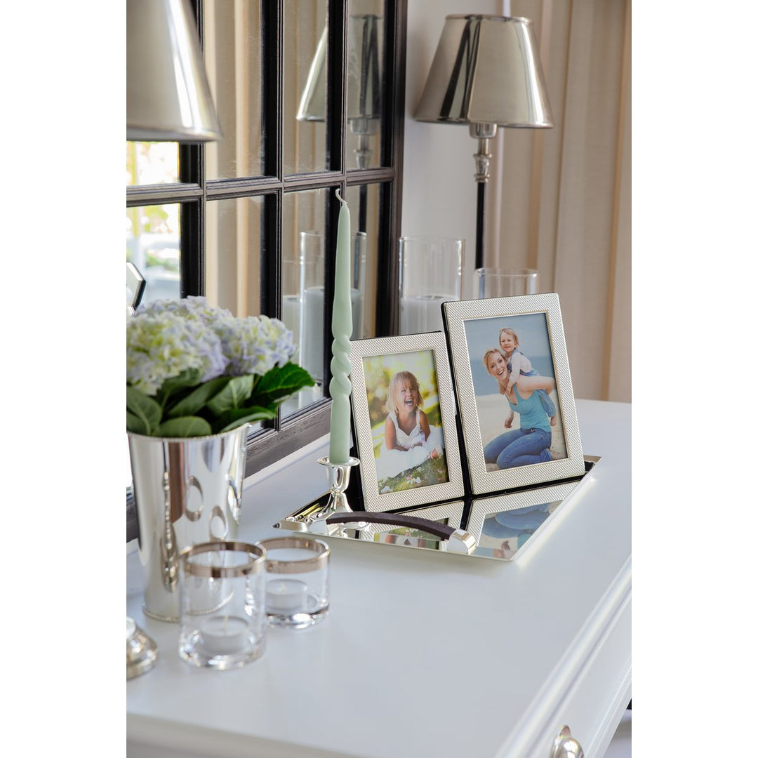 Bougeoir Argenté Anti-Ternissement pour reception