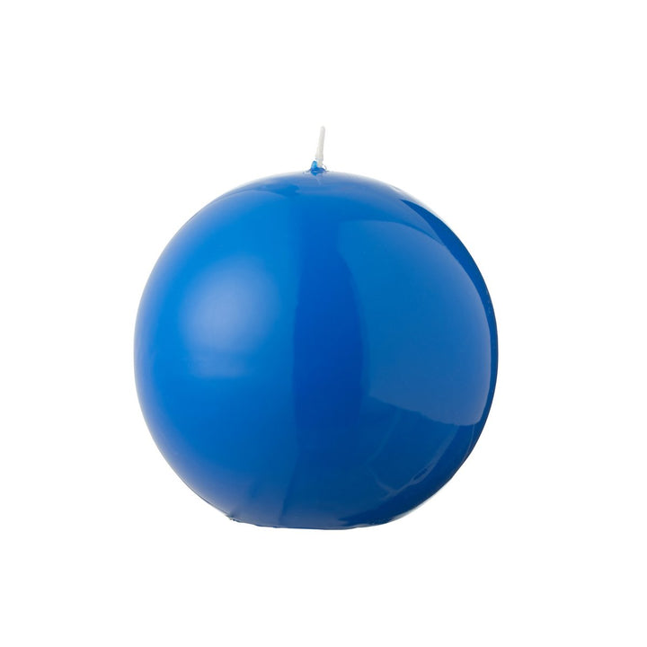 Bougie Boule Cire Fluo Bleu - 50h