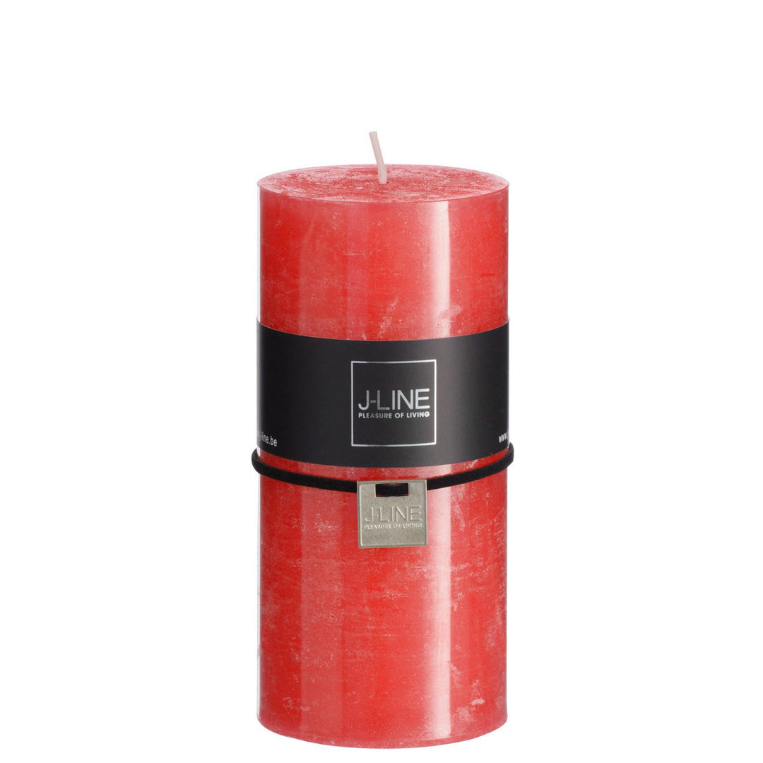 Bougie Cylindrique Rouge L -52h&nbsp;