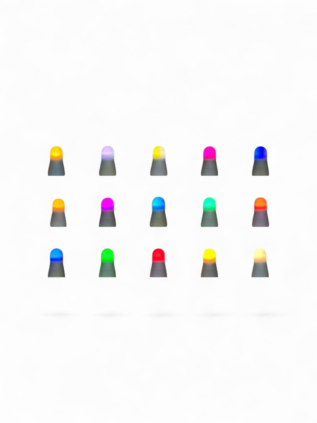 Set of  12 Super Bright Rechargeable LED Candles 
