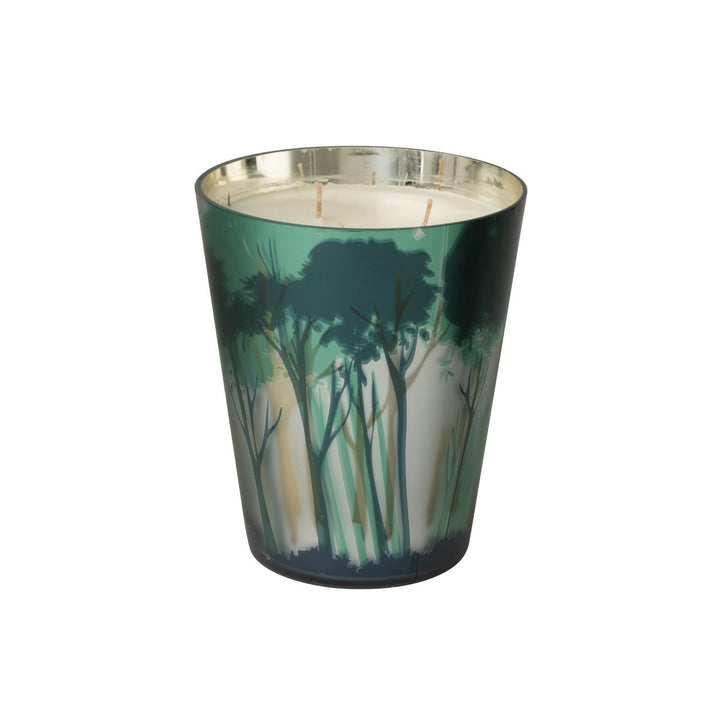Bougie Parfumée Noa Forêt Soja Vert/Doré - 95heures