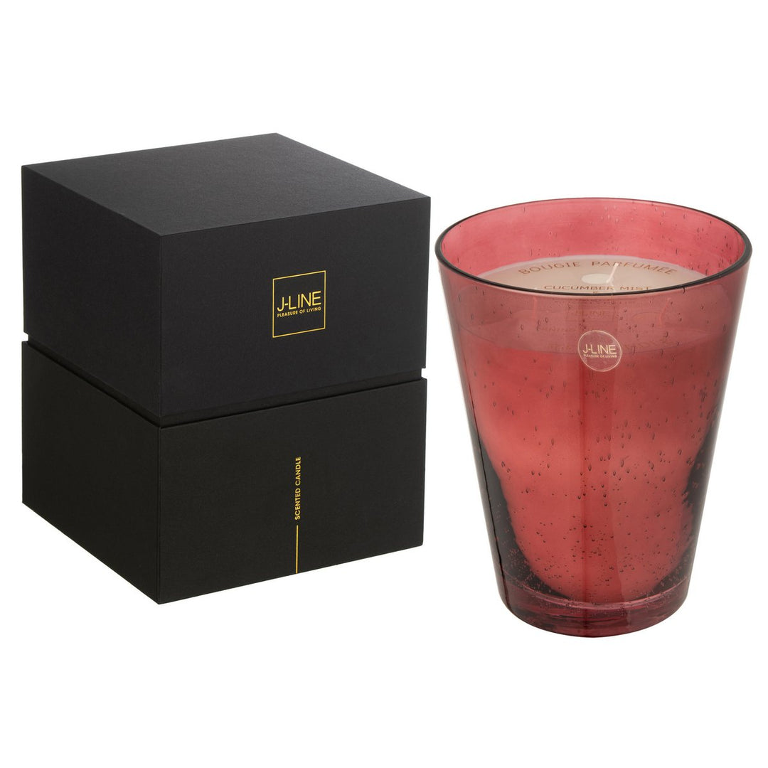 Bougie Parfumée Portofino-Verre Bordeaux -Grande Taille -120h&nbsp;